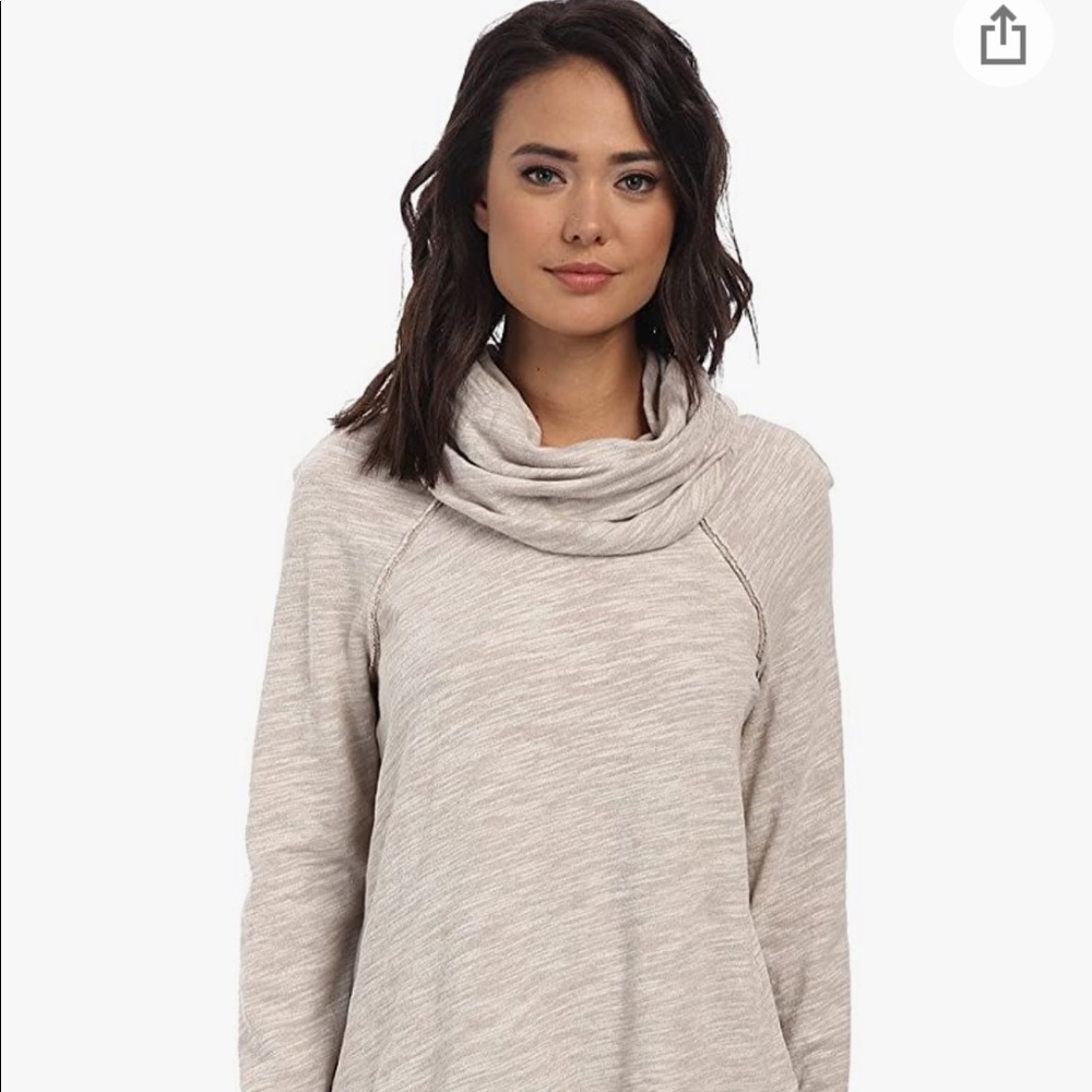 SALE Free People Beach | cowl neck cocoon cowl pullover oatmeal size medium